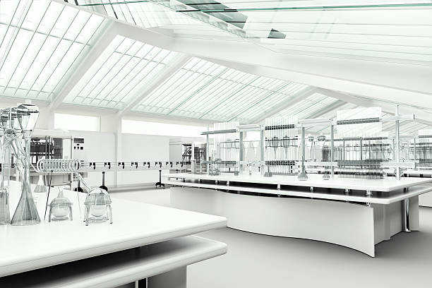 modern clean research laboratory - 實驗室 圖片 個照片及圖片檔