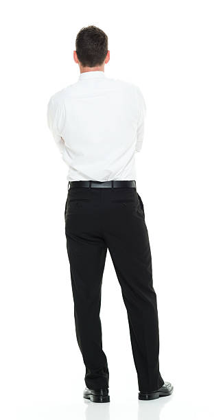istock Rear view of businessman standing 506872576