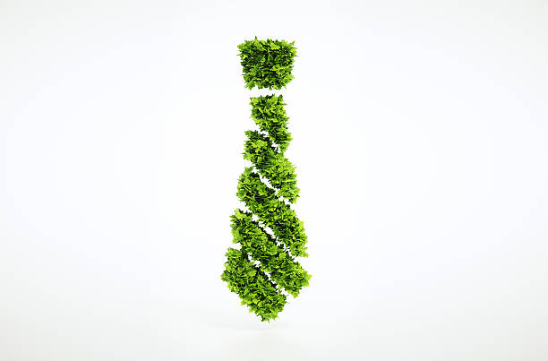 istock Eco green business tie sign 506873790