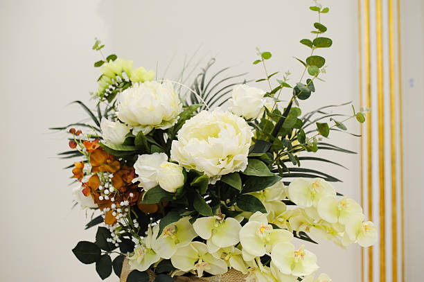istock Wedding decorations at restaurant with all beauty and flowers 506877174