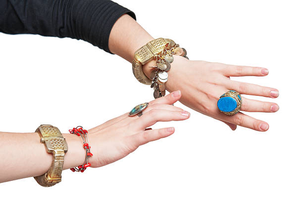 istock Belly and tribal dancers hands isolated 506877532