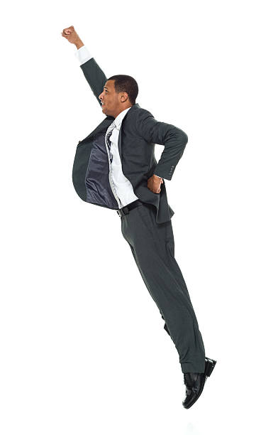 istock Businessman trying to fly 506880786