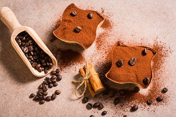 istock Tiramisu in a glass cup 506880958
