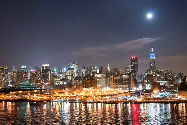 istock Midtown Manhattan coast illuminated at night 506882302