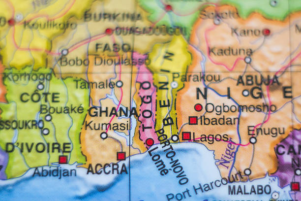 istock Ghana country map . 506882934