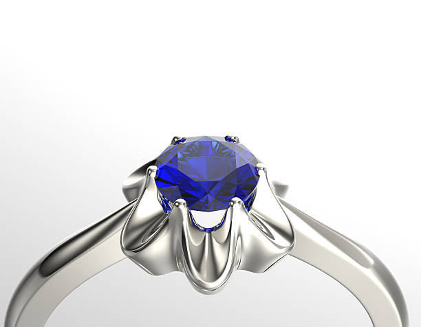istock Golden Ring with Diamond. Jewelry background 506885095