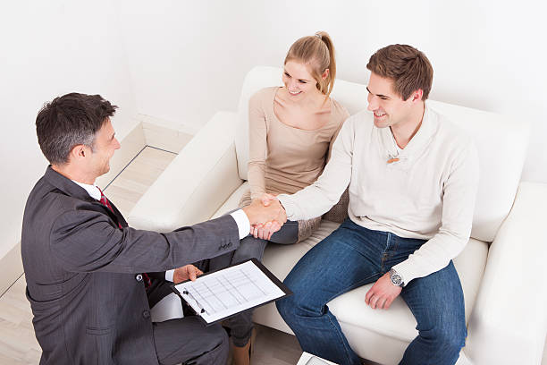 istock Consultant Shaking Hand With Customer 506885747