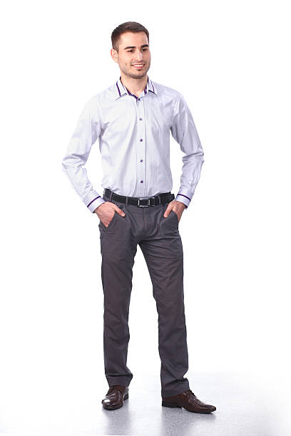 istock Business man isolated on white background 506886637