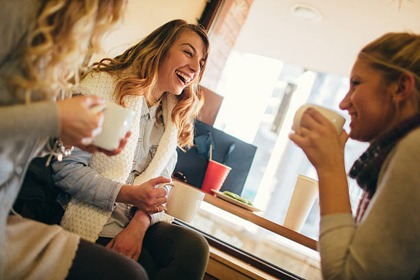 istock Me and my friends in a cafe 506889174