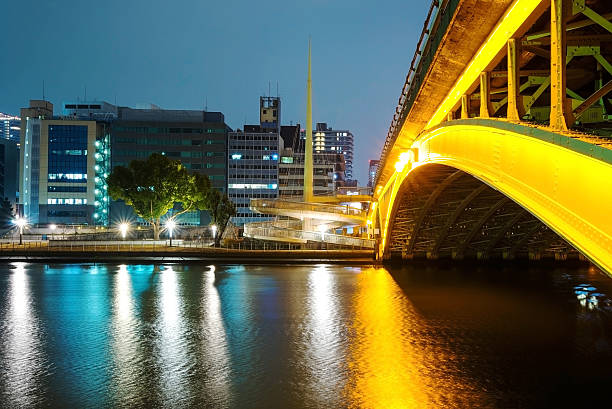 istock Bridge and buildings along Yodo river 506890278