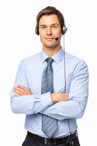 istock Handsome Male Customer Care Representative 506891113