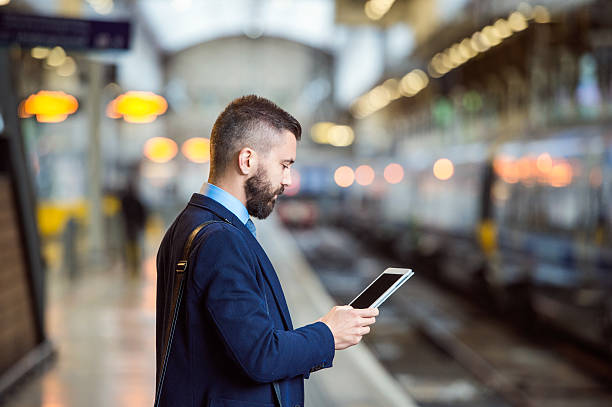istock Businessman with smart phone 506891320