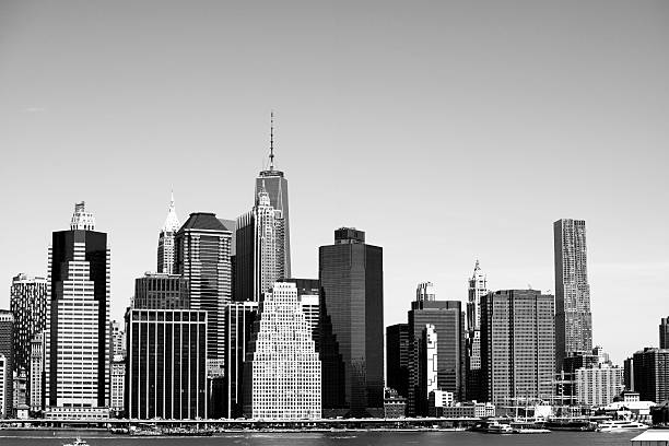 istock Downtown NY Skyline. Black And White 506891603