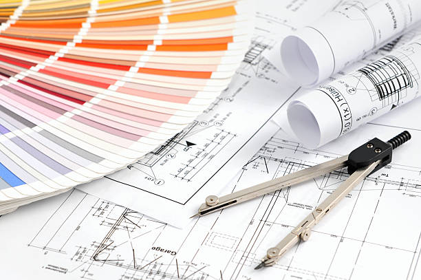 istock Color Swatch for home improvement blueprints 506891624