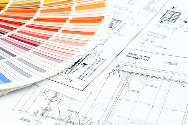 istock Color Swatch for home improvement blueprints 506892338