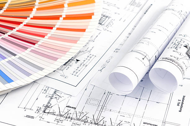 istock Color Swatch for home improvement blueprints 506892678