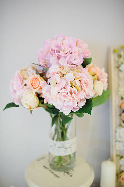 istock Wedding decorations at restaurant with all beauty and flowers 506895140