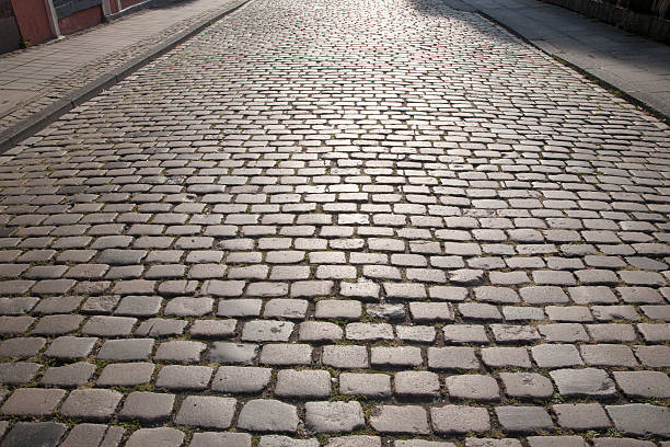 istock Cobble Stone Street Background, Cologne 506900984