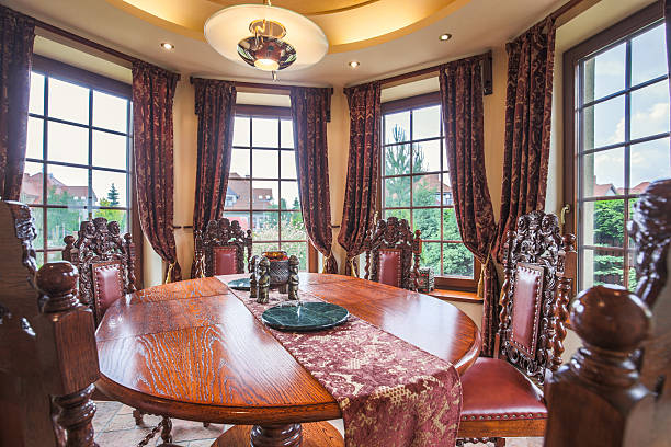 istock Dining area in colonial style 506902790