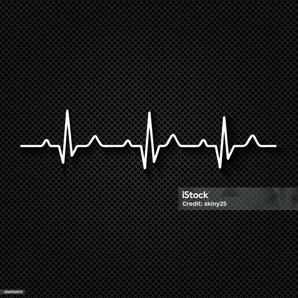 Vector Illustration heart rhythm ekg . Vector Illustration heart rhythm ekg .vector Electrocardiography stock vector