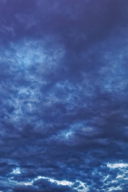 istock Dark sky with gloomy storm clouds 506904654