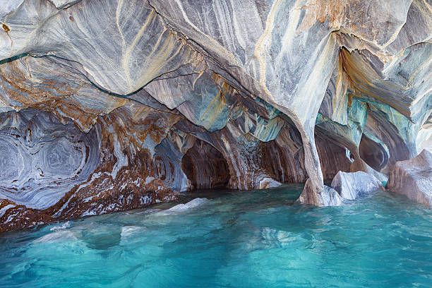 istock marble caves, Patagonia chilena 506906480
