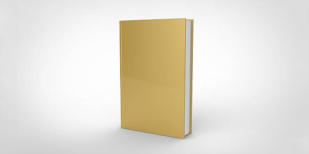 istock yellow Book cover isolated on plain background 506908719