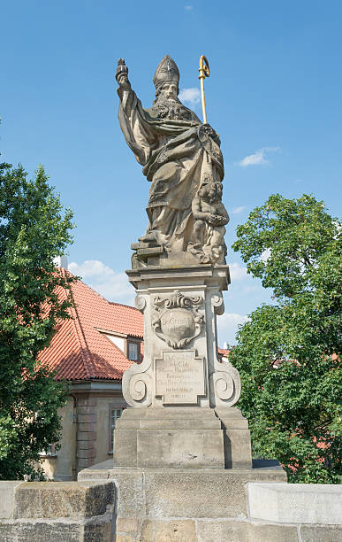 istock Statue of St. Augustine d'Ippona - Prague 506909326