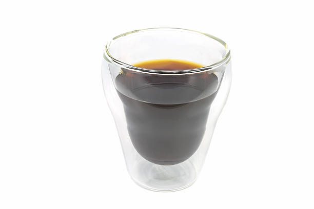 istock Drip coffee in double wall glass 506909666