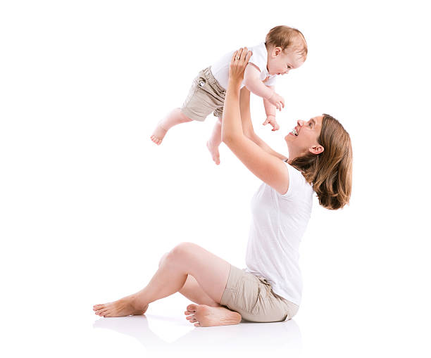 Beautiful mother and son