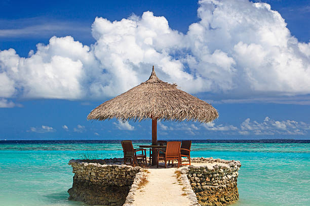istock Water cafe on the beach 506910503