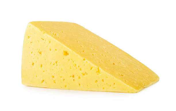 istock piece of cheese isolated on a white background 506911615