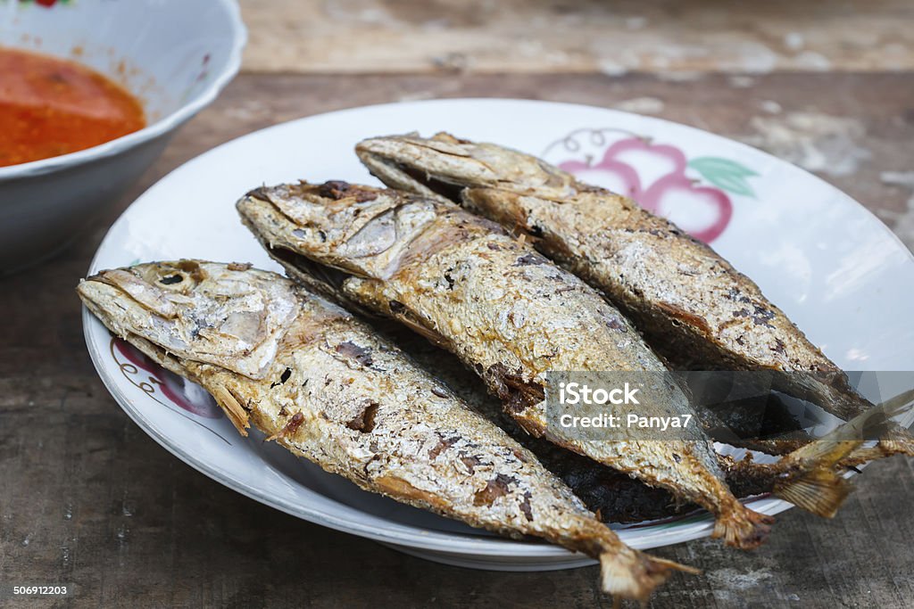 Mackerels Fried Mackerel Adulation Stock Photo