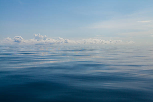 istock Blue Sea Ocean and Blue Sky Tropical Background Scenery 506912273