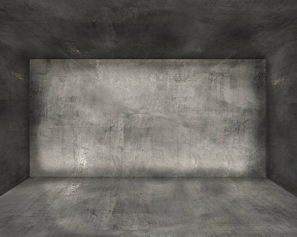 concrete room interior concrete room interior stone wall background stock illustrations