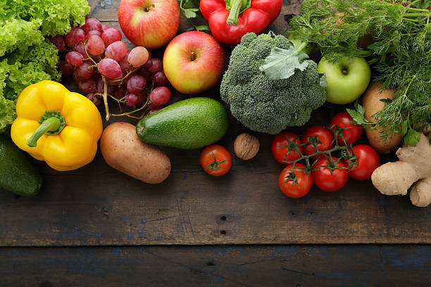 istock fresh vegetables and fruits background 506912744