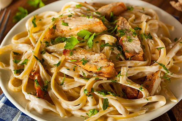 istock Homemade Fettucini Aflredo Pasta 506913887