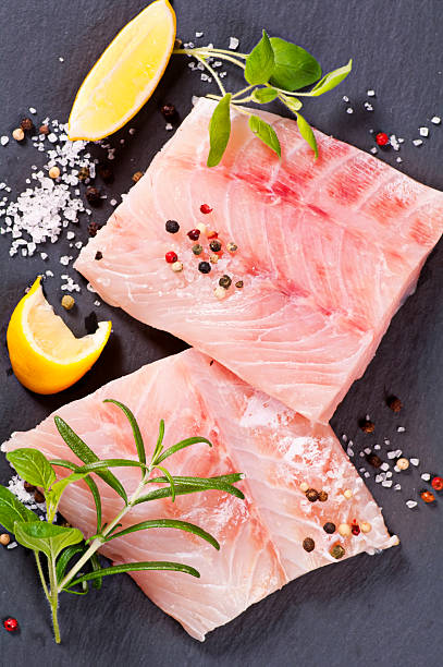 filete de lucioperca al mar - rockfish fotografías e imágenes de stock