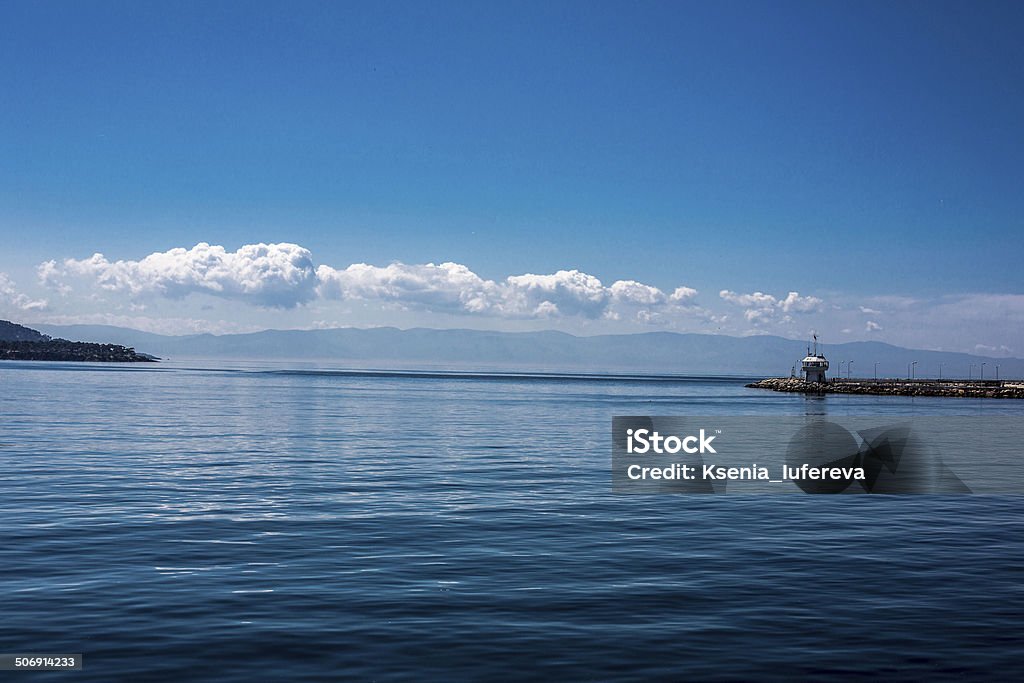 Seascape island in the Sea of ​​Marmara, Adalar Beach Stock Photo