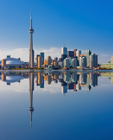 The skyline of Toronto