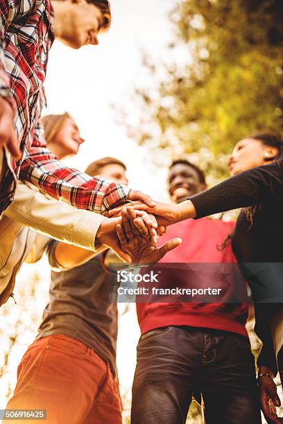 Gruppe Von Teenagern Die Freiwilligen Glück Stockfoto und mehr Bilder von Gemeinschaft - Gemeinschaft, Teenager-Alter, Unterstützung