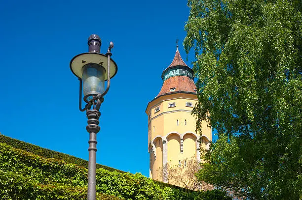 The Water Tower in Rastatt, Black Forest, Baden-Wuerttemberg, Germany, Europe