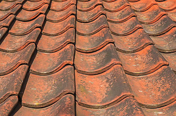 istock Old Terracotta Tiled Roof 506917961