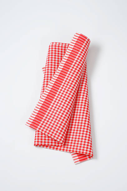 istock red and white dish towel 506919446