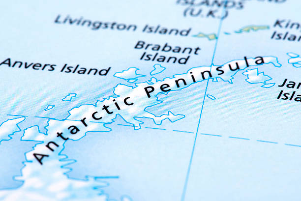 istock Map of Antarctic Peninsula 506921640