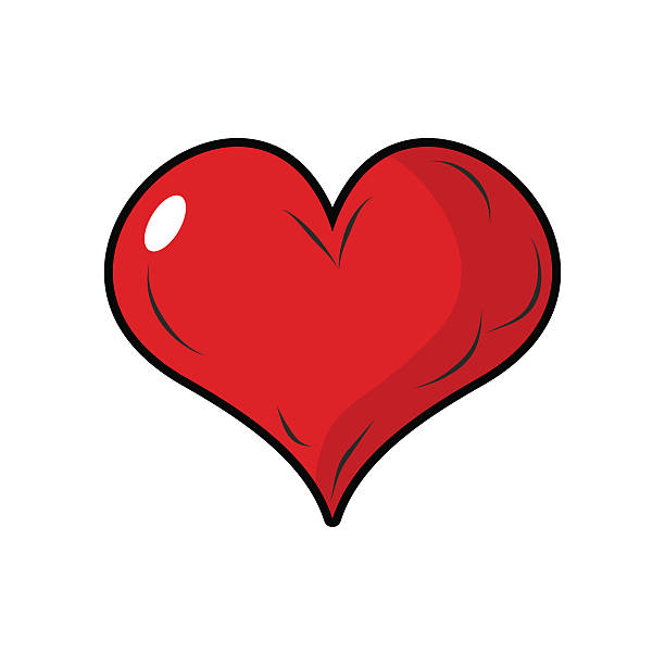 Rote Herzsymbol Der Liebe 3 D Herz Mit Blink Stock Vektor Art und mehr  Bilder von Berühren - Berühren, ClipArt, Computergrafiken - iStock