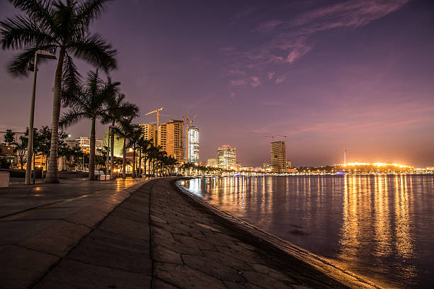 luanda bay - angola stok fotoğraflar ve resimler