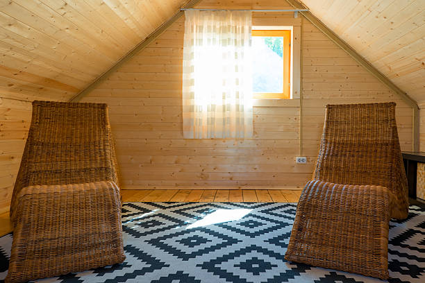 istock lounge on the second floor of a village house 506922749