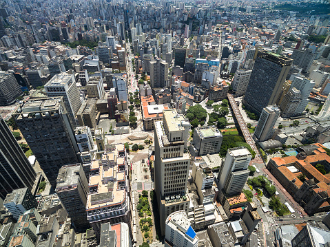 Aerial view of Sao Paulo, Brazil