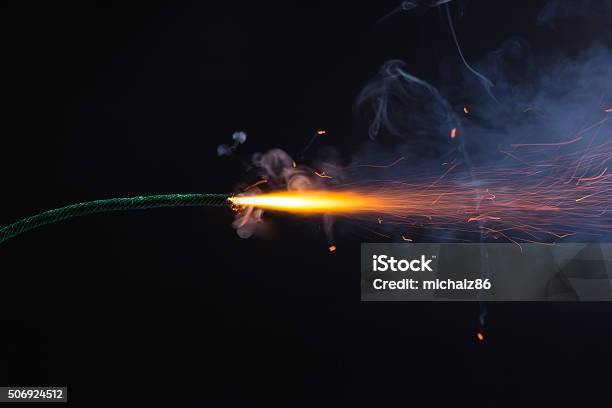 Fuse Is Burning Stock Photo - Download Image Now - Explosive Fuse, Dynamite, Burning